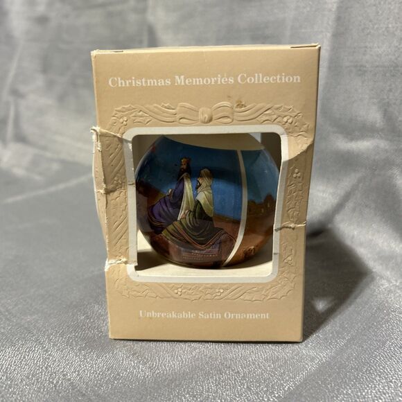 Christmas Memories Collection Vintage 1983 "Unbreakable" Satin Ornament - Picture 3 of 7